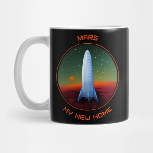 Mars, My New Home Space Design Mug